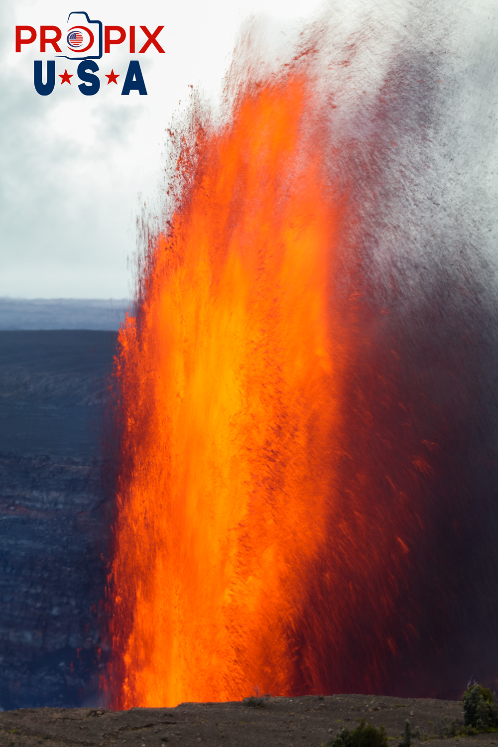 Kilauea volcano eruption on the big island of Hawaii on June 29th, 2025. The sound of the volcano erupting was similar to that of a jet engine and the heat was like you had just opened the oven door.