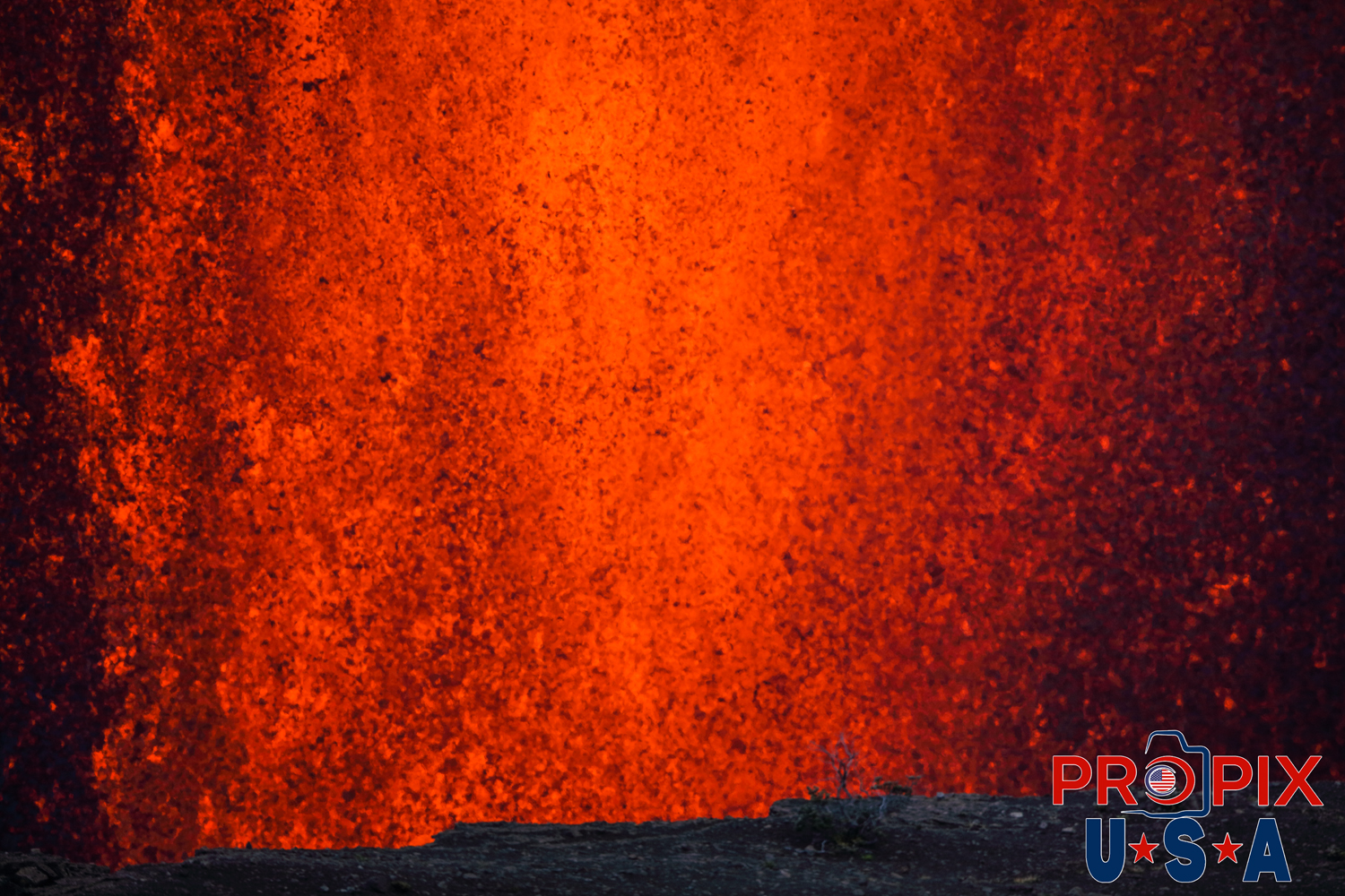 Kilauea volcano eruption on the big island of Hawaii on June 29th, 2025. The sound of the volcano erupting was similar to that of a jet engine and the heat was like you had just opened the oven door.