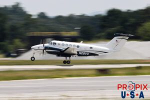 N28VU 1980 Beechcraft King Air 200 BE20 PDK (KPDK) Peachtree Dekalb airport Atlanta Georgia Photo Date: 8-18-2025