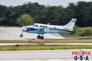 N808SW 1978 Beechcraft King Air 90 BE9L PDK (KPDK) Peachtree Dekalb airport Atlanta Georgia Photo Date: 8-18-2025