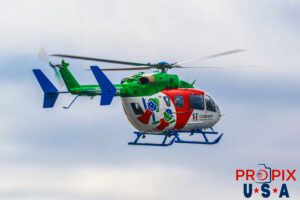 N445CH 2015 Airbus Eurocopter EC-145 EC45 www.CHOA.org PDK (KPDK) Peachtree Dekalb airport Atlanta Georgia Photo date: 12-19-2021