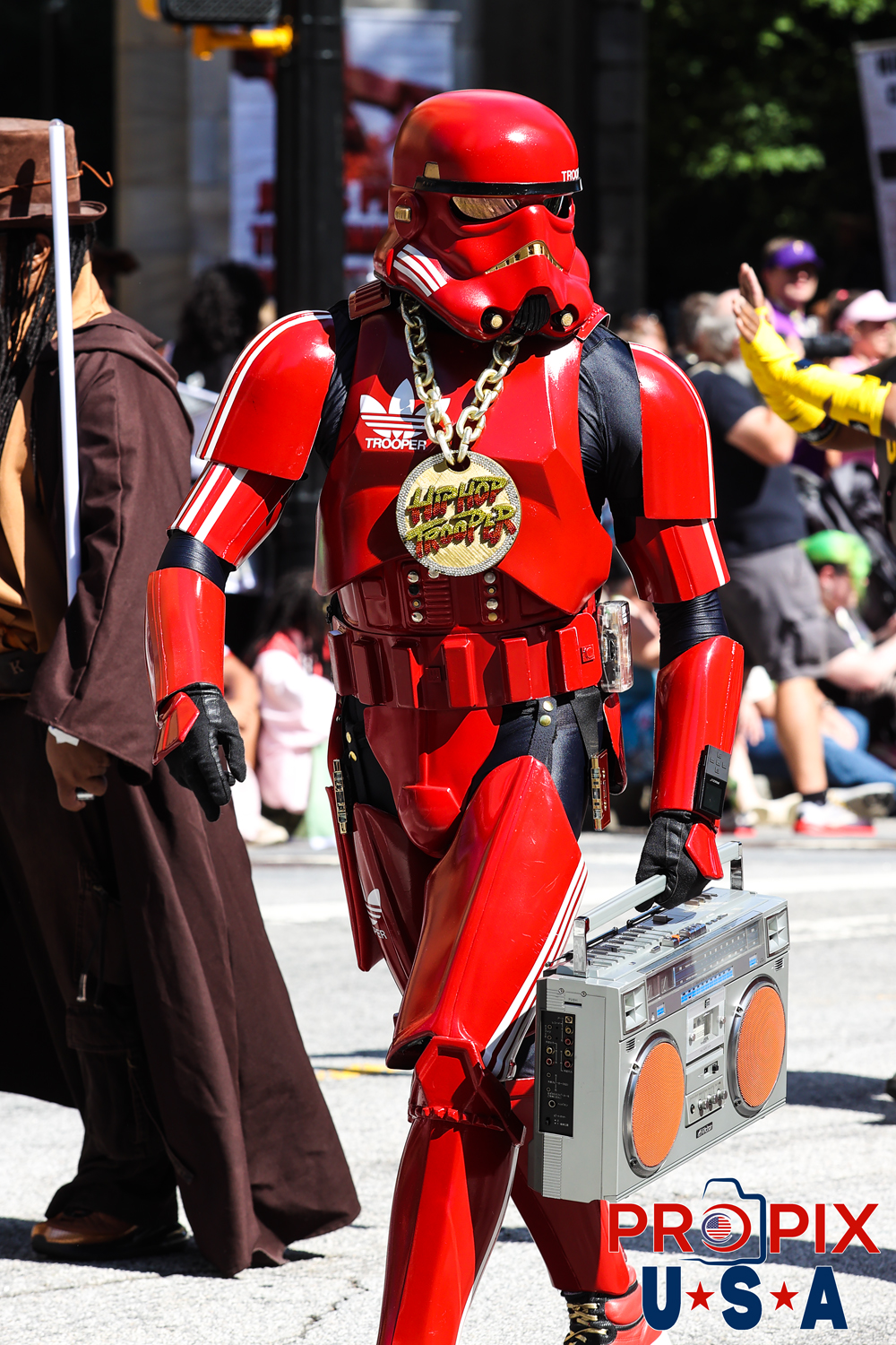 Dragon Con Parade 2025. Star Wars Hip Hop Storm Trooper. Photo date: 8-30-2025 Dragoncon