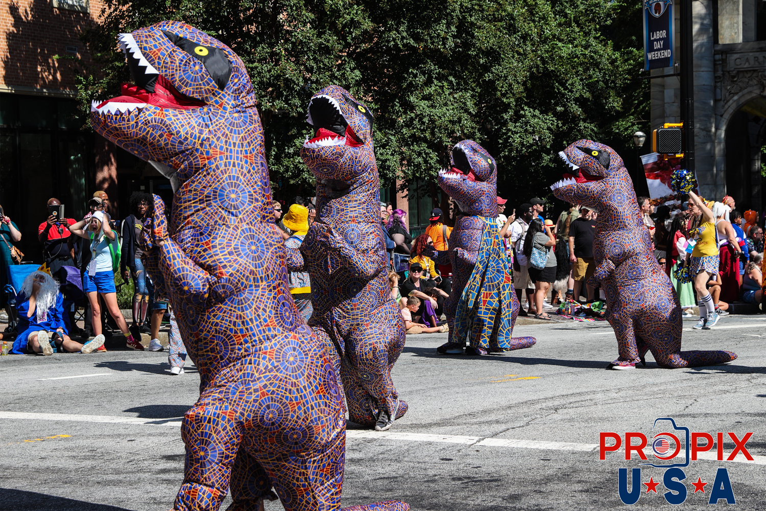 Dragon Con Parade 2025. T-Rex. Photo date: 8-30-2025 Dragoncon