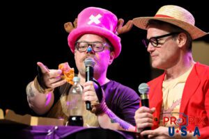 Dragon Con Masquerade (Pizza time) 2025. Hosts: Tony Gowell and Eddie McClintock. Photo date: 8-31-2025 Dragoncon