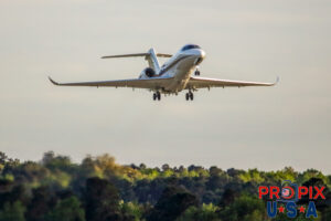 N831QS 2022 Cessna Longitude 700 C700 NetJets AGS (KAGS) Augusta Georgia regional airport Photo date: 4-10-2023