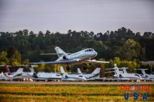 N998BM 1988 Dassault Falcon 20 FA20 AGS (KAGS) Augusta Georgia regional airport Photo date: 4-10-2023