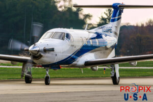 N539PE 2004 Pilatus PC-12 PC12 PDK (KPDK) Peachtree Dekalb airport Atlanta Georgia Photo date: 12-27-2023