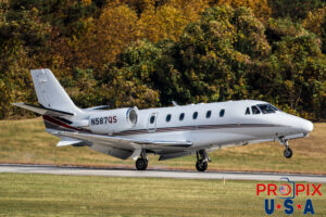 N578QS 2008 Cessna Excel 560XL C56X NetJets PDK (KPDK) Peachtree Dekalb airport Atlanta Georgia Photo date: 11-9-2023