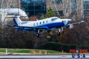 N493AF 2014 Pilatus PC-12 PC12 PDK (KPDK) Peachtree Dekalb airport Atlanta Georgia Photo date: 12-8-2023
