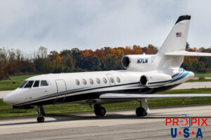 N7LW 1984 Dassault Falcon 50 FA50 The Living Word Christian Center PDK (KPDK) Peachtree Dekalb airport Atlanta Georgia Photo date: 11-9-2023