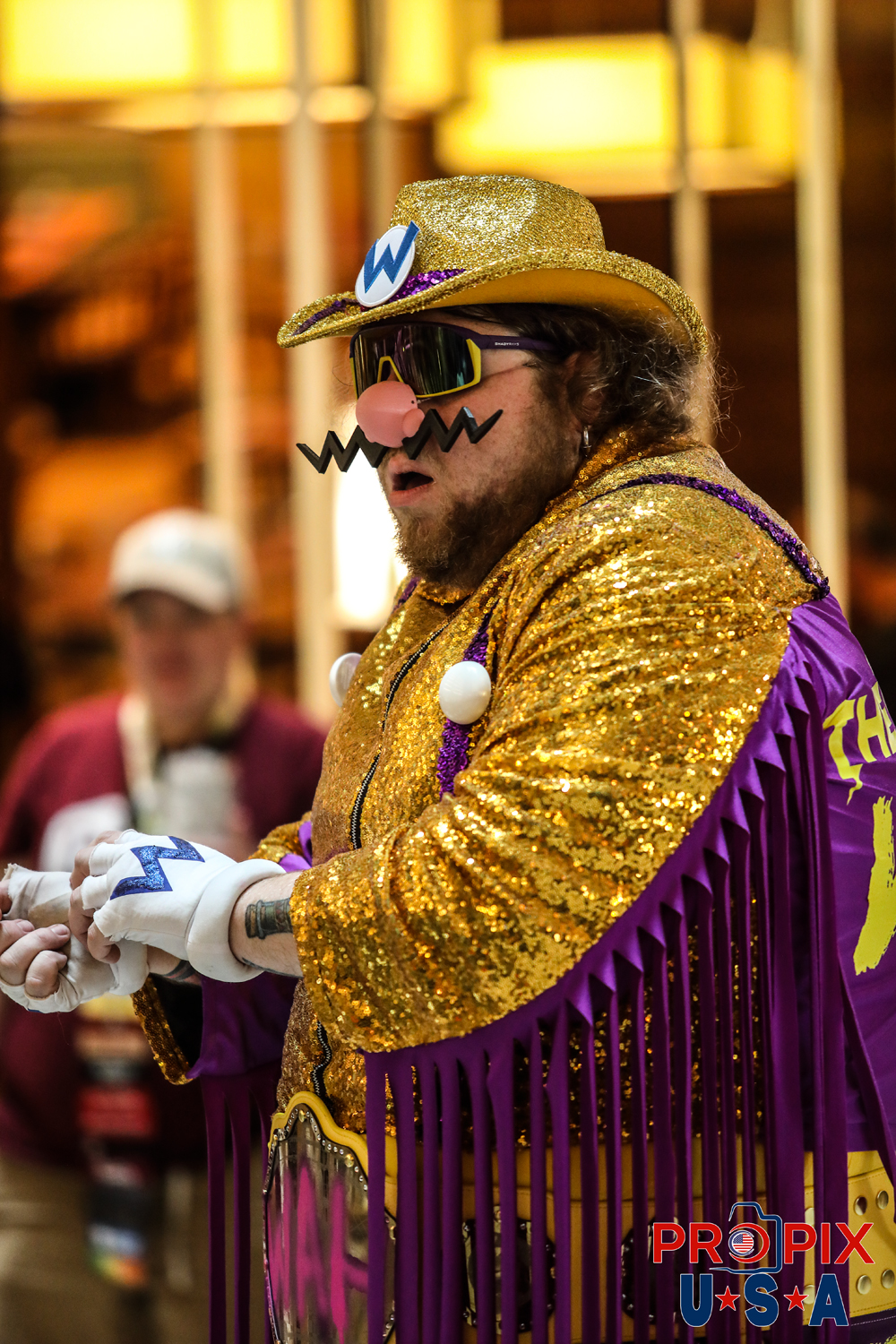 Wario from Super Mario. Dragon Con 2025. Photo Date: 8-28-2025 Dragoncon