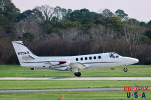 N70KB 1982 Cessna Citation II 550 C550 PDK (KPDK) Peachtree Dekalb airport Atlanta Georgia Photo date: 12-27-2023