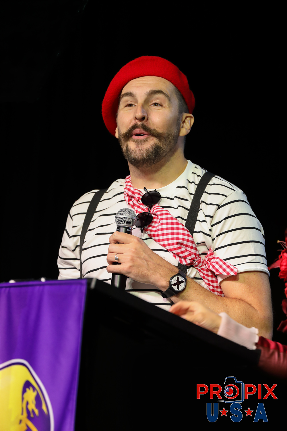 Dragon Con 2025. Costuming Contest. Host Matthew M. Foster. Photo date: 8-29-2025 Dragoncon