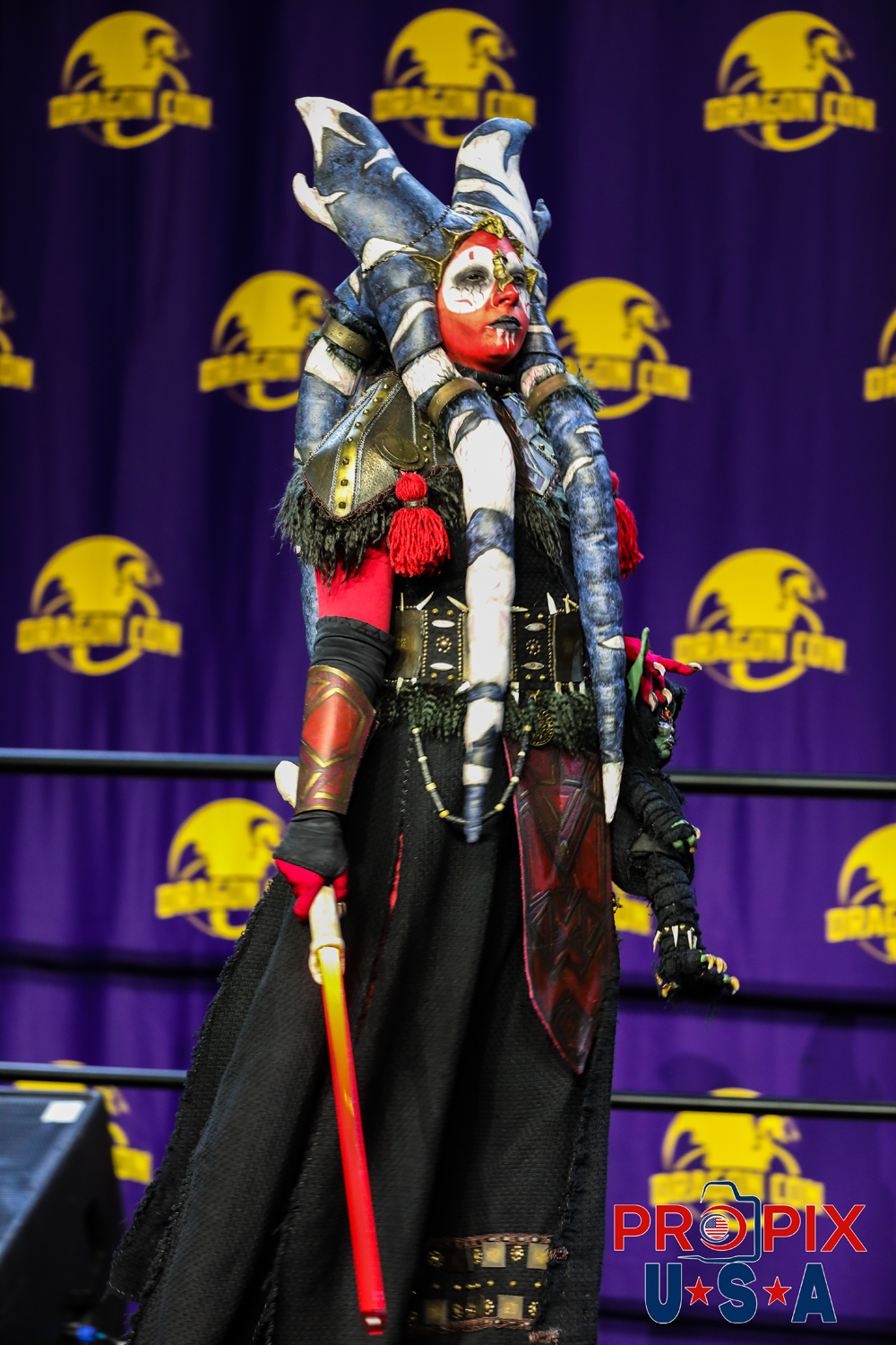 Dragon Con 2025. Costuming Contest. Best makeup Winner (and our favorite). Photo date: 8-29-2025 Dragoncon