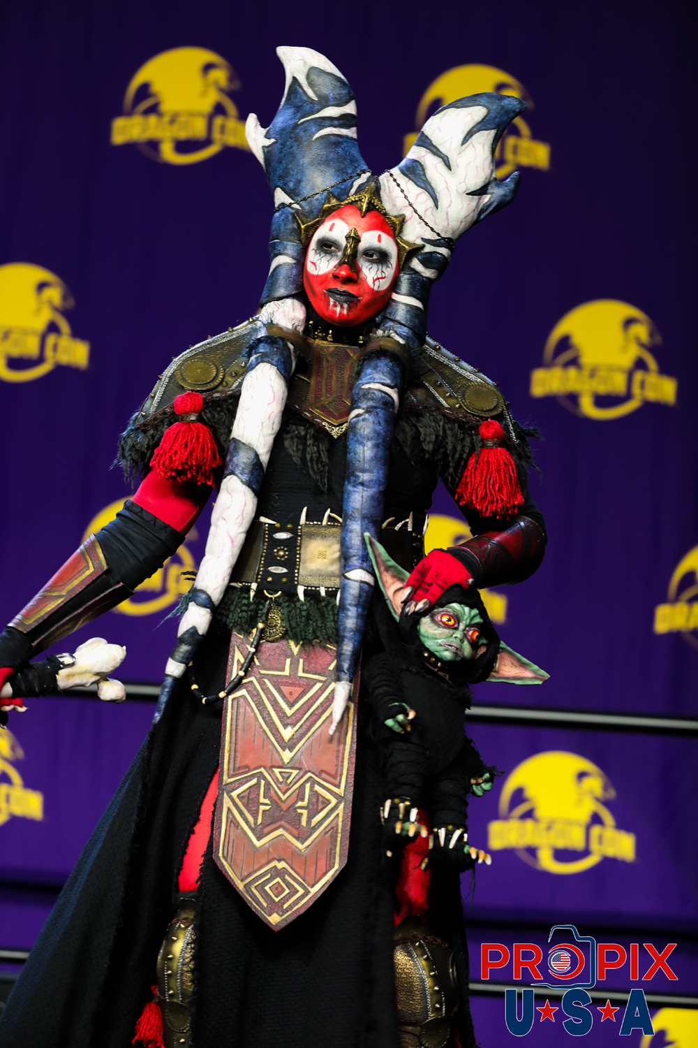 Dragon Con 2025. Costuming Contest. Best makeup Winner (and our favorite). Photo date: 8-29-2025 Dragoncon