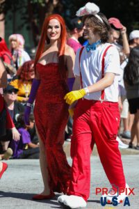 Dragon Con Parade 2025. Roger and Jessica Rabbit. Photo date: 8-30-2025 Dragoncon