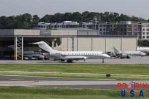 N127QS 2023 Bombardier Global Express GLEX NetJets PDK (KPDK) Peachtree Dekalb airport Atlanta Georgia Photo date: 8-30-2024