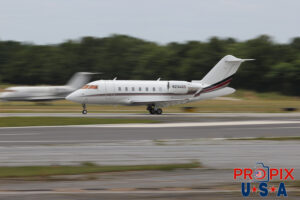 N234QS 2017 Bombardier Challenger 600 CL60 NetJets PDK (KPDK) Peachtree Dekalb airport Atlanta Georgia Photo date: 6-19-2024