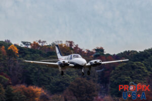N801Q 1965 Beechcraft Baron BE55 PDK (KPDK) Peachtree Dekalb airport Atlanta Georgia Photo date: 12-1-2024