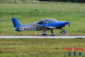 N362BZ 2024 Cirrus SR20 About to touchdown at Atlanta's PDK airport. Aircraft code: SR20 Airport code)s): PDK, KPDK Photo date: 5-27-2025