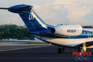 N908UP 2001 Cessna Citation X 750 C750 Wheels Up PDK (KPDK) Peachtree Dekalb airport Atlanta Georgia Photo date: 3-23-2025