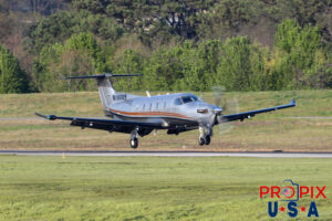 N190AS 2006 Pilatus PC-12 PC12 PDK (KPDK) Peachtree Dekalb airport Atlanta Georgia Photo date: 3-23-2025