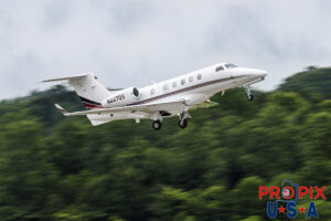 N447QS 2021 Embraer Phenom 300 Departing Atlanta's PDK airport. Aircraft code: E55P Airport code(s): PDK, KPDK NetJets Photo date: 5-27-2025