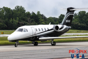 N90AS 1986 Cessna 650 Taxiing at Atlanta's PDK airport. Aircraft code: C650 Airport code(s): PDK, KPDK Photo date: 5-27-2025
