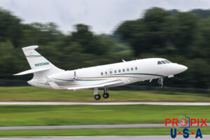 N895MM 2023 Dassault Falcon 2000EX Departing Atlanta's PDK airport. Aircraft code: F2TH Airport code(s): PDK, KPDK Photo date: 5-27-2025