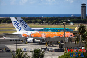JL-382A 2018 Airbus 380 A380 JL-383A 2019 Airbus 380 A380 ANA All Nippon Airways Country of registration: Japan HNL (PHNL) Honolulu Hawaii International Airport Photo date: 10-20-2024