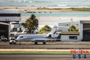 N184QS 2023 Bombardier Global Express GLEX NetJets HNL (PHNL) Honolulu Hawaii International Airport Photo date: 6-26-2025
