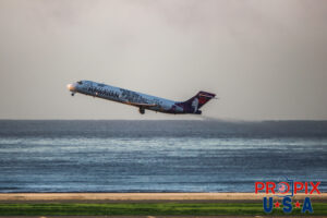 N477HA 2001 Boeing 717 B717 Hawaiian Airlines HNL (PHNL) Honolulu Hawaii International Airport Photo date: 10-19-2024