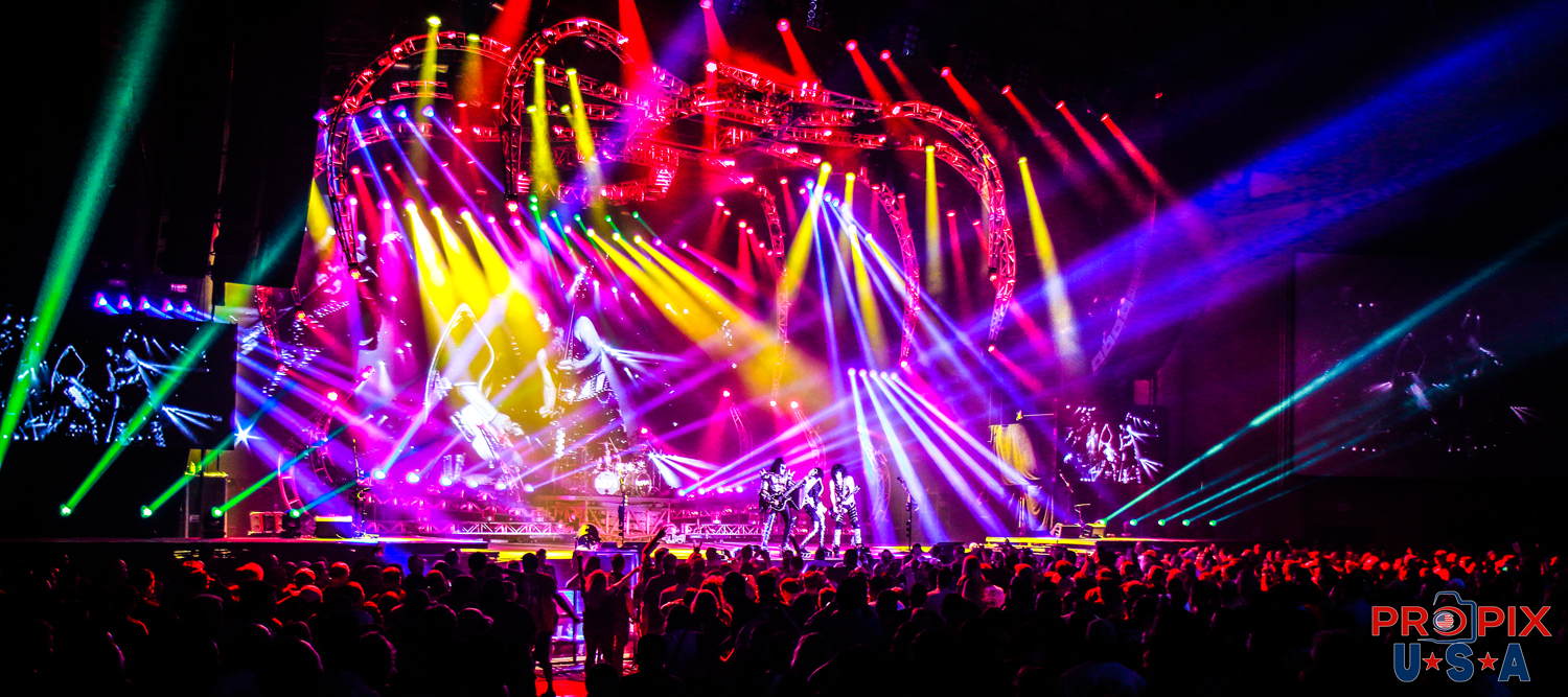 Colorful KISS concert Photo date: 7-18-2014