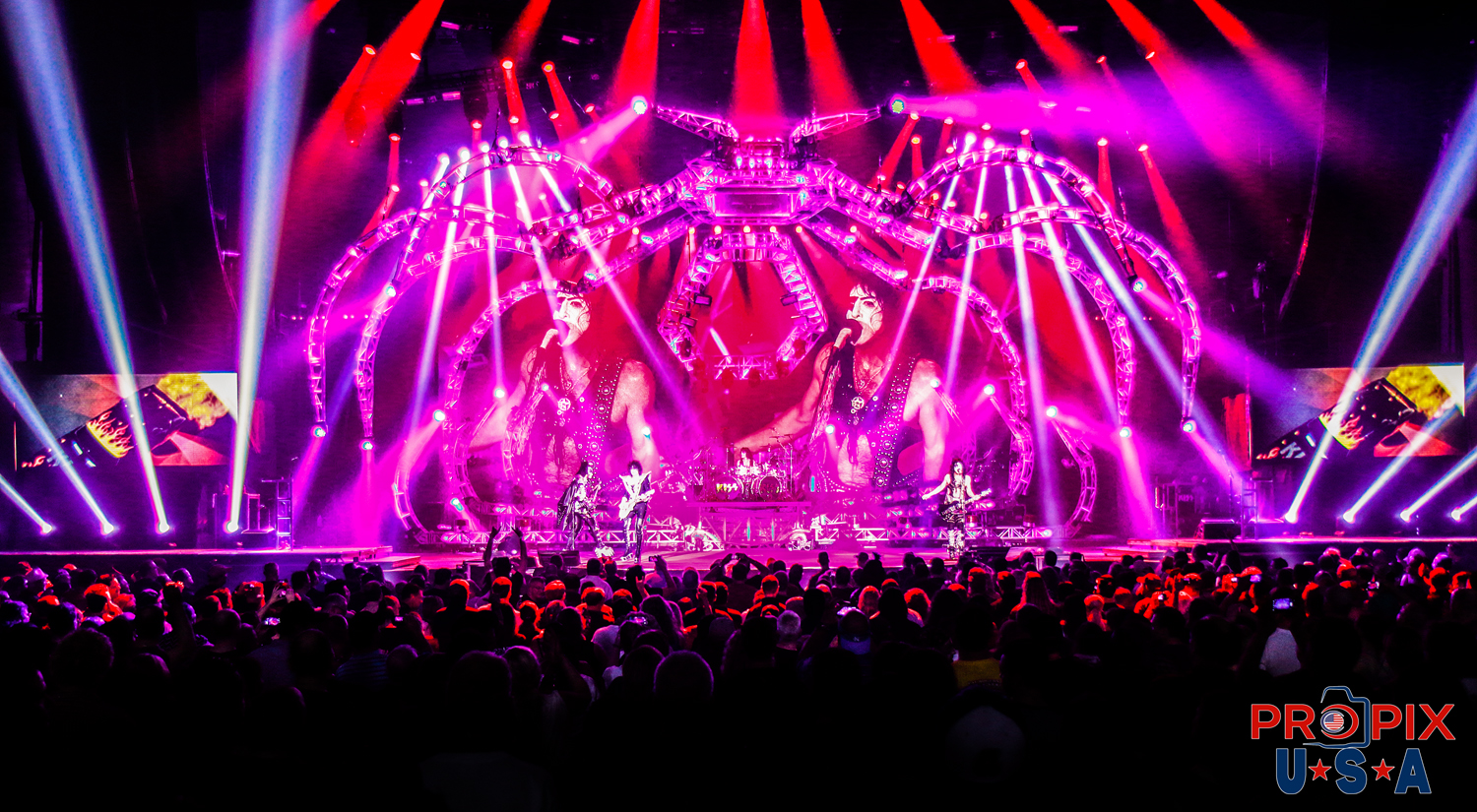 Colorful KISS concert Photo date: 7-18-2014