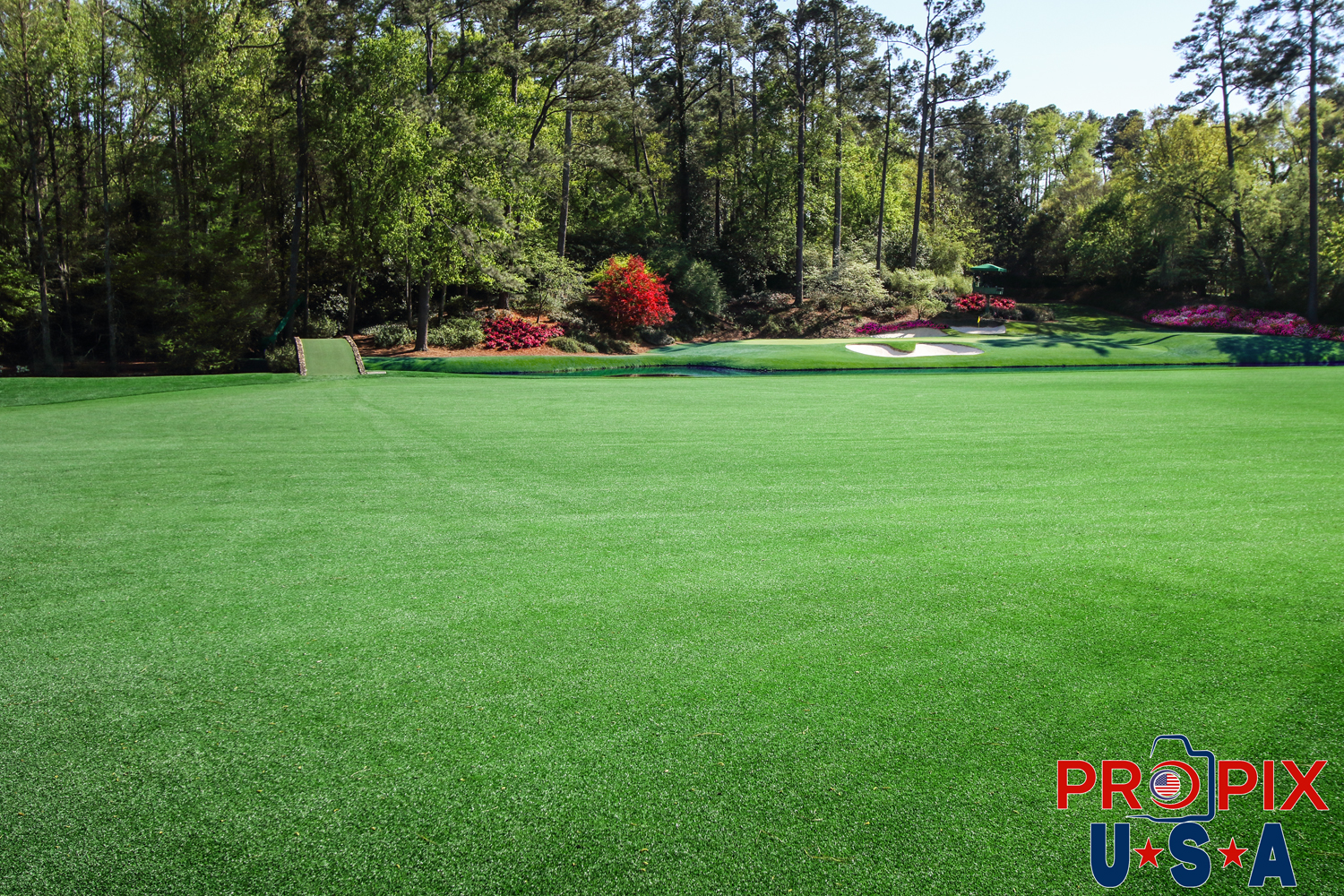 Amen Corner at Augusta National Golf Course site of the Masters Tournament. Photo date: 4-4-2017