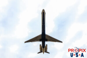 Delta Airlines MD-88 on final for Atlanta international. Aircraft code: MD88 Airport code(s): ATL, KATL Photo date: 12-3-2016