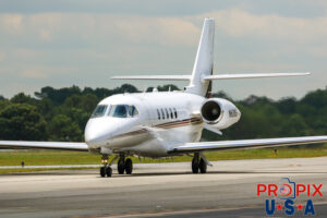 N631QS 2019 Cessna Latitude 680A C68A NetJets PDK (KPDK) Peachtree Dekalb airport Atlanta Georgia Photo date: 5-15-2024