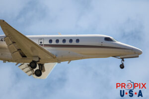 N641QS 2020 Cessna Latitude 680A C68A NetJets PDK (KPDK) Peachtree Dekalb airport Atlanta Georgia Photo date: 4-4-2024 On this day winds were gusting up to 40 knots. This aircraft had a missed approach and is preparing to go around.