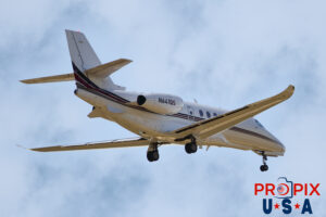 N641QS 2020 Cessna Latitude 680A C68A NetJets PDK (KPDK) Peachtree Dekalb airport Atlanta Georgia Photo date: 4-4-2024 On this day winds were gusting up to 40 knots. This aircraft had a missed approach and is preparing to go around.
