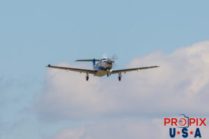 N539PE 2004 Pilatus PC-12 PC12 PDK (KPDK) Peachtree Dekalb airport Atlanta Georgia Photo date: 4-4-2024 On this day winds were gusting up to 40 knots. This is a missed approach and probably the smartest pilot of the day as they eventually landed on runway 34 into the wind.