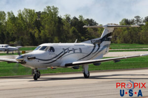 N302MR 2001 Pilatus PC-12 PC12 PDK (KPDK) Peachtree Dekalb airport Atlanta Georgia Photo date: 4-4-2024 On this day winds were gusting up to 40 knots.
