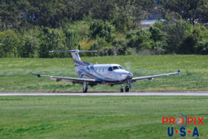 N265NX 2011 Pilatus PC-12 PC12 PDK (KPDK) Peachtree Dekalb airport Atlanta Georgia Photo date: 4-4-2024 On this day winds were gusting up to 40 knots.