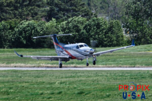 N312PC 1996 Pilatus PC-12 PC12 PDK (KPDK) Peachtree Dekalb airport Atlanta Georgia Photo date: 4-4-2024 On this day winds were gusting up to 40 knots.