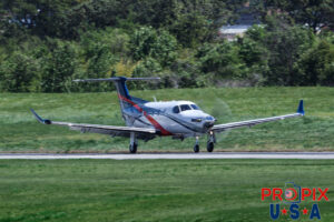 N312PC 1996 Pilatus PC-12 PC12 PDK (KPDK) Peachtree Dekalb airport Atlanta Georgia Photo date: 4-4-2024 On this day winds were gusting up to 40 knots.