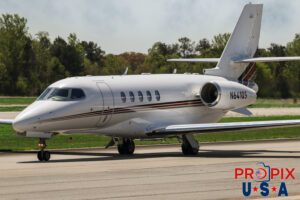 N641QS 2020 Cessna Latitude 680A C68A NetJets PDK (KPDK) Peachtree Dekalb airport Atlanta Georgia Photo date: 4-4-2024 On this day winds were gusting up to 40 knots.