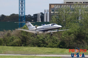 N16YW 2022 Cessna CJ3 525B C25B PDK (KPDK) Peachtree Dekalb airport Atlanta Georgia Photo date: 4-4-2024 On this day winds were gusting up to 40 knots.