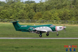 N628MC 2003 Pilatus PC-12 PC12 PDK (KPDK) Peachtree Dekalb airport Atlanta Georgia Photo date: 5-19-2024 www.LifeNetEms.org
