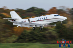 N646QS 2021 Cessna Citation Latitude 680A C68A NetJets PDK (KPDK) Peachtree Dekalb airport Atlanta Georgia Photo Date: 11-9-2025