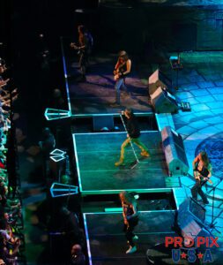 Center stage..! Iron Maiden performing during The Book of Souls World Tour. Bruce Dickinson: Vocals Steve Harris: Bass guitar Dave Murray: Guitar Adrian Smith: Guitar Janick Gers: Guitar