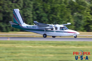 N333BE 1960 Aero Commander 500 A AC50 Lakeland Linder International Airport LAL (KLAL) Lakeland Florida Photo Date: 4-6-2025